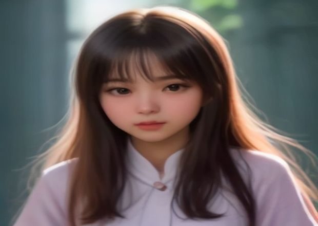 温柔灯光下女生独坐窗边观看手机上的女生自我安慰视频，画面暖橙色调，情绪疗愈氛围感强，窗外夜色朦胧，室内只有屏幕光映照